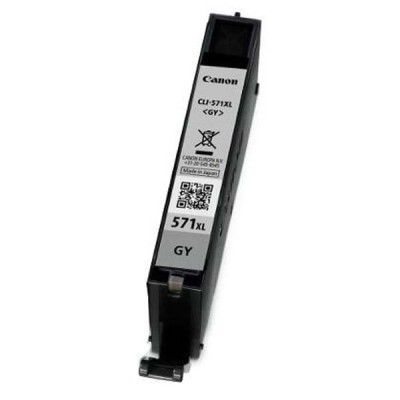 Originálny atrament Canon CLI-571GyXL (0335C001), šedý, 11 ml, XL
