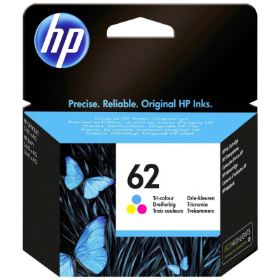Originálny atrament HP C2P06AE (62), farebný, 165 strán