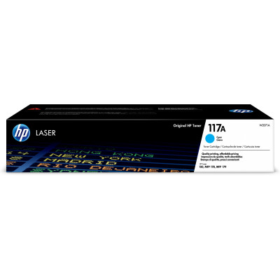 Originálny toner HP W2071A (117A), azúrový, 700 strán