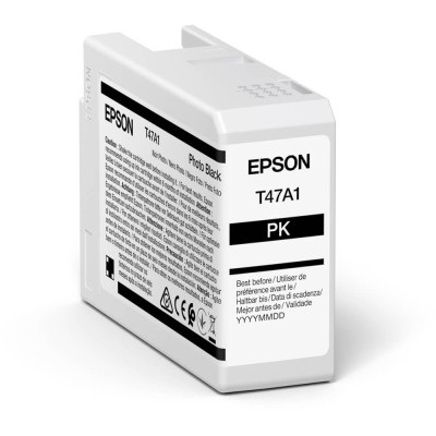 Originálny atrament Epson T47A1 (C13T47A100), photo čierny, 50 ml
