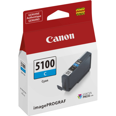 Originálny atrament Canon PFI-5100C (6953C001), azúrový