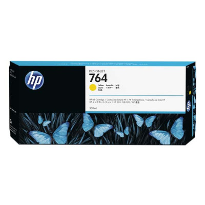Originálny atrament HP C1Q15A (764), žltý, 300 ml