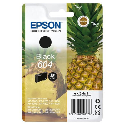 Originálny atrament Epson T10G1 (C13T10G14020, 640), čierny, 150 strán (3,4 ml)