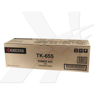 Originálny toner Kyocera TK-655K, čierny, 47000 strán