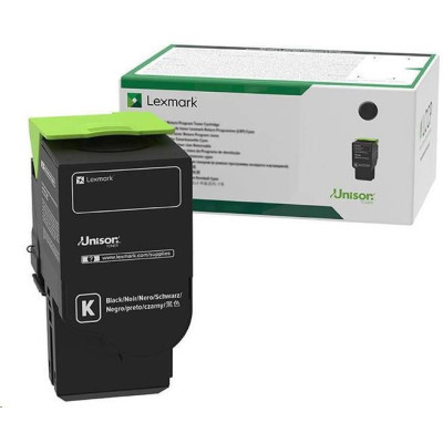 Originálny toner Lexmark C232HK0 , čierny, 3000 strán, return