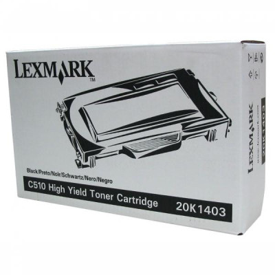 Originálny toner Lexmark 20K1403, čierny, 10000 strán