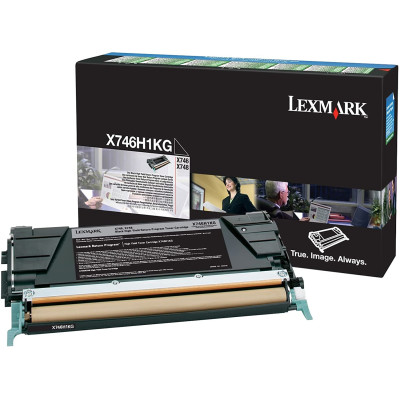 Originálny toner Lexmark X746H1KG, čierny, 12000 strán