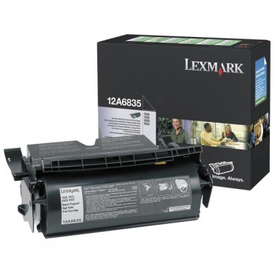 Originálny toner Lexmark 12A6835, čierny, 20000 strán