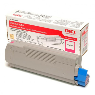 Originálny toner Oki C5600 (43381906), purpurový, 2000 strán