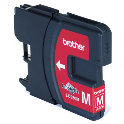 Originálny atrament Brother LC-980M, purpurový, 260 strán