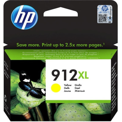 HP 3YL83AE (912XL), originálny atrament, žltý, 8,5 ml