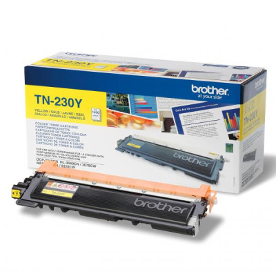 Originálny toner Brother TN-230Y, žltý, 1400 strán