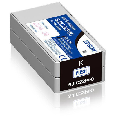 Originálny atrament Epson SJIC22P-K (C33S020601), čierny, 32,6 ml