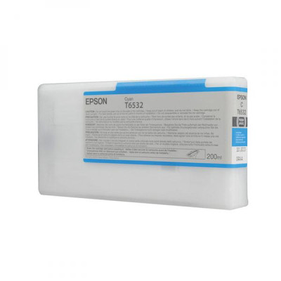 Originálny atrament Epson T6532 (C13T653200), azúrový, 200 ml