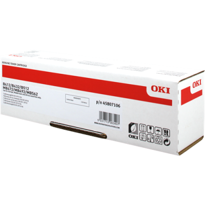 Oki B432 (45807106), originálny toner, čierny