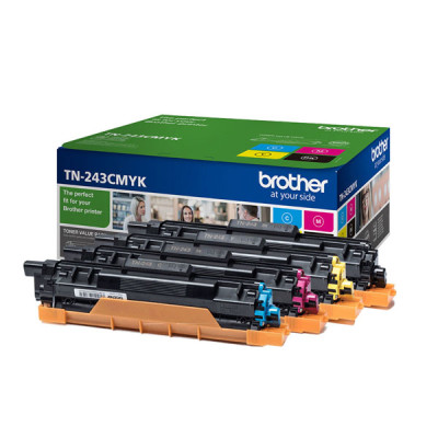 Originálny toner Brother TN-243CMYK, CMYK, 4 x 1000 strán, 4-pack