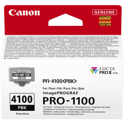 Originálny atrament Canon PFI-4100PBK (6777C001), photo čierny, 80 ml