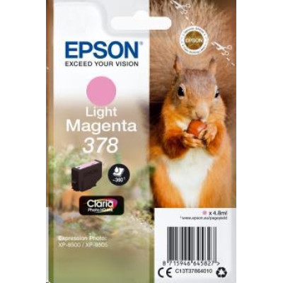 Originálny atrament Epson T3786 (C13T37864010), svetlo purpurový, 4,8 ml