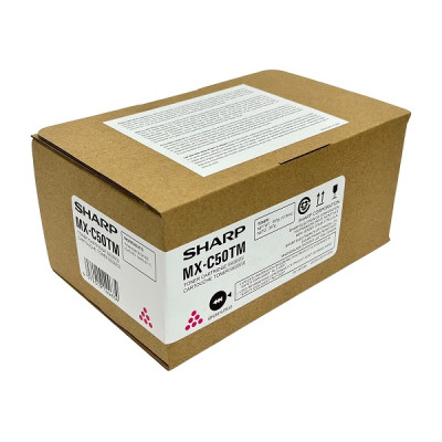 Originálny toner Sharp MX-C50TM, purpurový, 13000 strán
