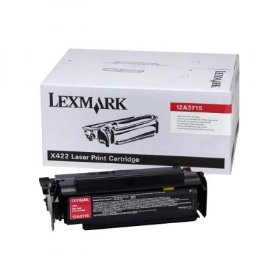 Originálny toner Lexmark 12A3715, čierny, 12000 strán