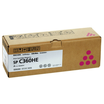 Originálny toner Ricoh 408190, purpurový, 1500 strán