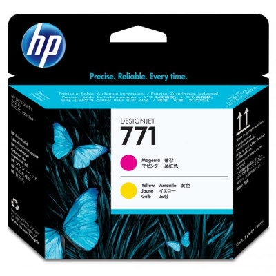 Originálna tlačová hlava HP CE018A (771), purpurová / žltá