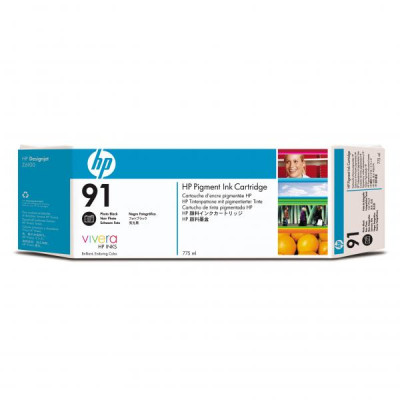 Originálny atrament HP C9465A (91), photo čierny, 775 ml