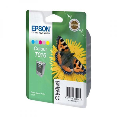 Originálny atrament Epson T016 (C13T016401), farebný, 253 strán (66 ml)