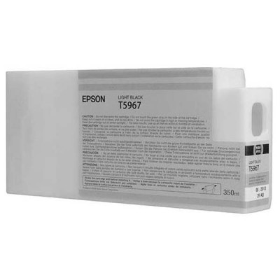 Originálny atrament Epson T5967 (C13T596700), svetlo čierny, 350 ml