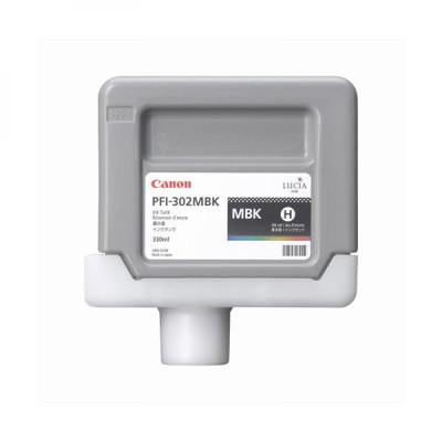 Originálny atrament Canon PFI-302MBk (2215B001), matne čierny, 330 ml