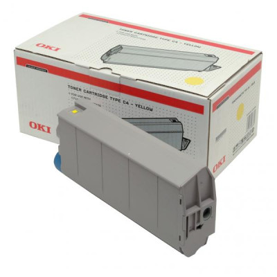 Originálny toner Oki Typ C4 (41963005), žltý, 10000 strán