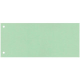 Papírové rozlišovače Q-Connect - 1/3 A4, zelené, 100 ks