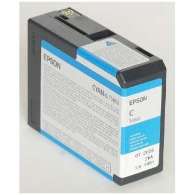 Originálny atrament Epson T5802 (C13T580200), azúrový, 80 ml