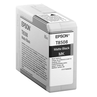 Originálny atrament Epson T8508 (C13T85080N), matne čierny, 80 ml