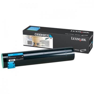 Originálny toner Lexmark C930H2CG, azúrový, 24000 strán