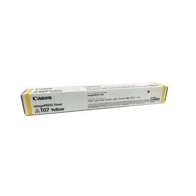 Originálny toner Canon T07Y (3644C001), žltý, 37500 strán