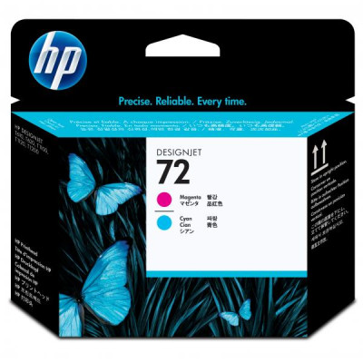Originálna tlačová hlava HP C9383A (72), purpurová/azúrová, 2-pack