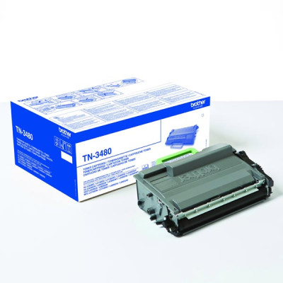 Originálny toner Brother TN-3480Bk, čierny, 8000 strán