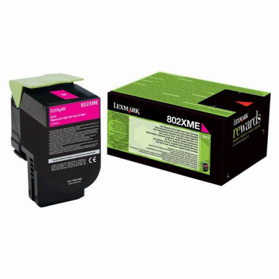 Originálny toner Lexmark 80C2XM0 (80C2XME), purpurový, 4000 strán