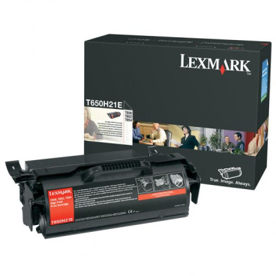 Originálny toner Lexmark T650H21E, čierny, 25000 strán