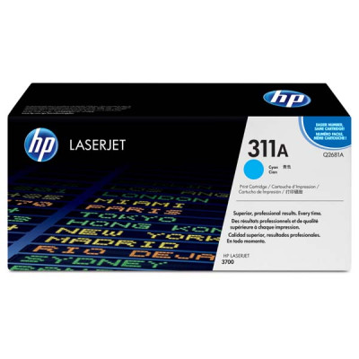 Originálny toner HP Q2681A (311A), azúrový, 6000 strán