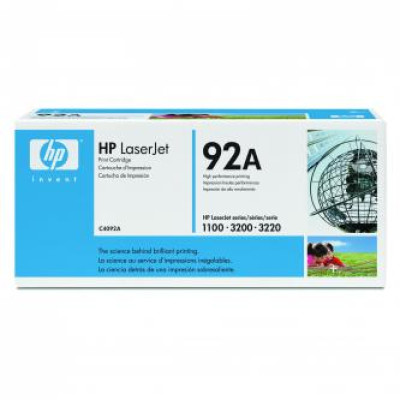 Originálny toner HP C4092A (92A), čierny, 2500 strán