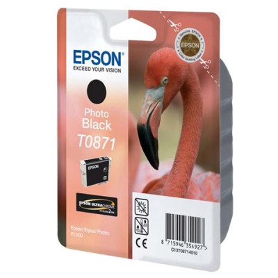 Originálny atrament Epson T0871 (C13T08714010), photo čierny, 11,4 ml