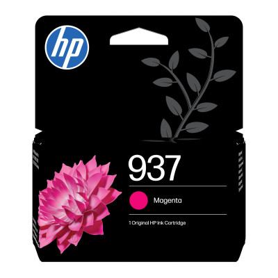 HP 4S6W3NE (937), originálny atrament, purpurový