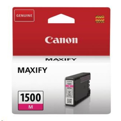 Originálny atrament Canon PGI-1500M (9230B001), purpurový, 300 strán (4,5 ml)