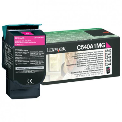 Originálny toner Lexmark C540A1MG, purpurový, 1000 strán