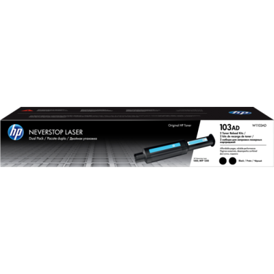 Originálny toner HP W1103AD (103AD), čierny, 2 x 2500 strán, Neverstop