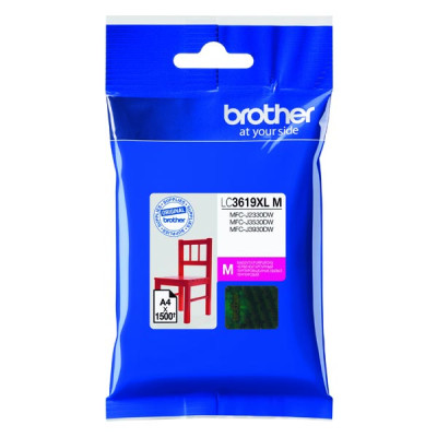 Originálny atrament Brother LC-3619XLM, purpurový, 1500 strán, XL