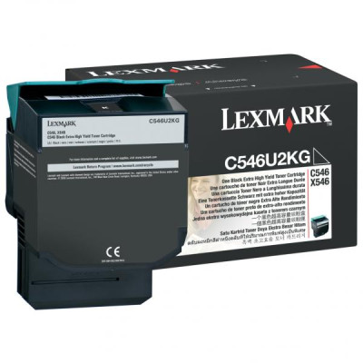 Originálny toner Lexmark C546U2KG, čierny, 8000 strán
