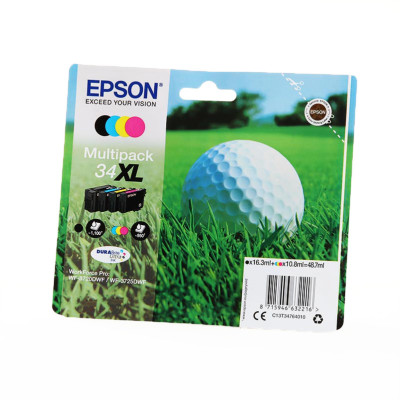 Originálny atrament Epson T3476 (C13T34764010), CMYK, 10,8 ml, 4-pack